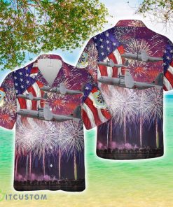 California Air National Guard 146th Airlift Wing Lockheed Martin C-130J-30 Hercules (L-382), 4th Of July Hawaiian Shirt Men Women Beach Shirt Product Photo 1
