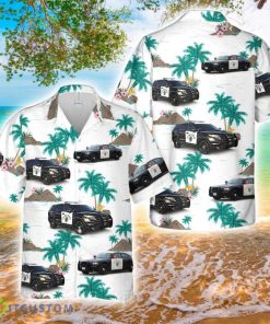 California Highway Patrol Car Summer Hawaiian Shirt Product Photo 1