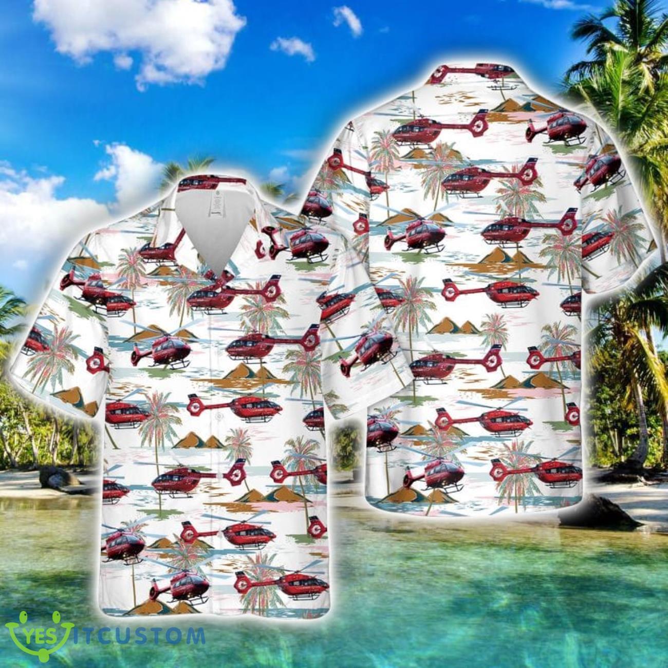 Canada STARS Air Ambulance Beach Hawaiian Shirt 2 Canada STARS Air Ambulance Beach Hawaiian Shirt Product Photo 1