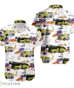 Carmel Fire Dept NY Summer Beach Aloha Hawaiian Shirt Product Photo 1