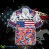 CFL Calgary Stampeders Independence Day AOP Hawaiian Shirt Custom Name - CFL Calgary Stampeders Independence Day Hawaiian Shirt Photo 1