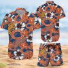 Chicago Bears Hawaiian Shorts and Shirt Summer Beach Shirt Full Over Print Product Photo 1