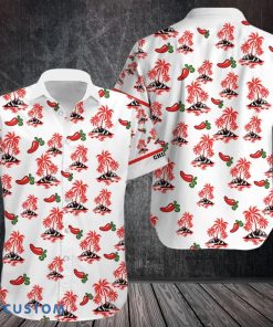 chili's Hawaiian Shirt Button Beach Shirt Product Photo 1