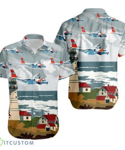 Coast Guard Air Station Cape Cod HC-144 Ocean Sentry Hawaiian Shirt Product Photo 1
