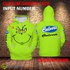 Culver's Grinch Face 3D Hoodie, Sweater Green Brand Full Print Custom Number And Name - Brand Culver's Grinch Face 3D Hoodie