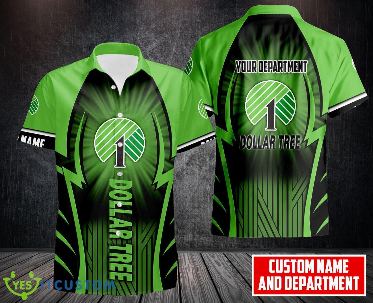 Custom Name Dollar Tree Hawaii Shirt Work At Shirt For Men And Women 2 Custom Name Dollar Tree Hawaii Shirt Work At Shirt For Men And Women Product Photo 1