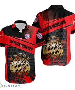 Custom Name FC Bayern Munchen Collection Logo 3D Hawaiian Shirt Product Photo 1
