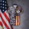 Custom Name NCAA BYU Cougars 3D Hawaiian Shirt Flag USA Vintage Flower Special Gifts - NCAA BYU Cougars 3D Hawaiian Shirt Flag USA Flower Style 1