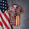 Custom Name NCAA2 Bethune Cookman Wildcats Hawaiian Shirt Flag USA Vintage Flower Special Gifts - NCAA2 Bethune Cookman Wildcats 3D Hawaiian Shirt Flag USA Flower Style 1