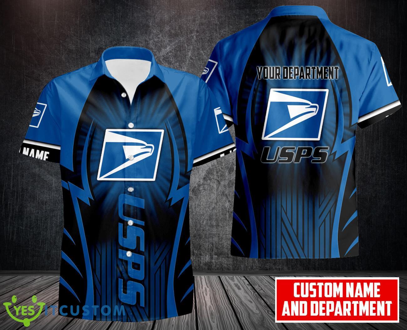 Custom Name Usps Hawaii Shirt Work At Shirt For Men And Women 2 Custom Name Usps Hawaii Shirt Work At Shirt For Men And Women Product Photo 1