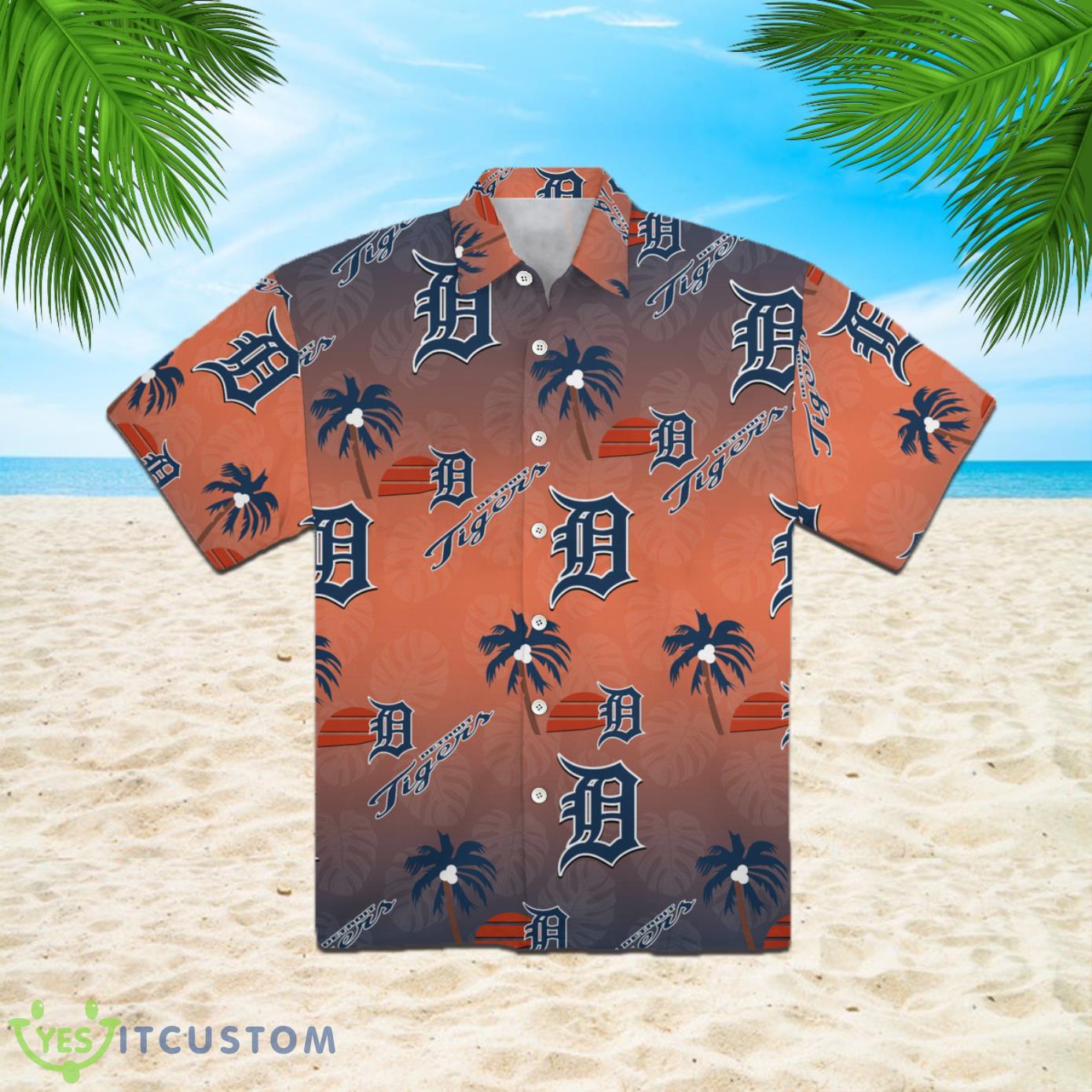 Detroit Tigers Logo Hawaiian Shirt 5 Detroit Tigers Logo Hawaiian Shirt Product Photo 2