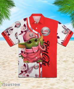 Diet Coke Baby Yoda Hawaiian Shirt Product Photo 2
