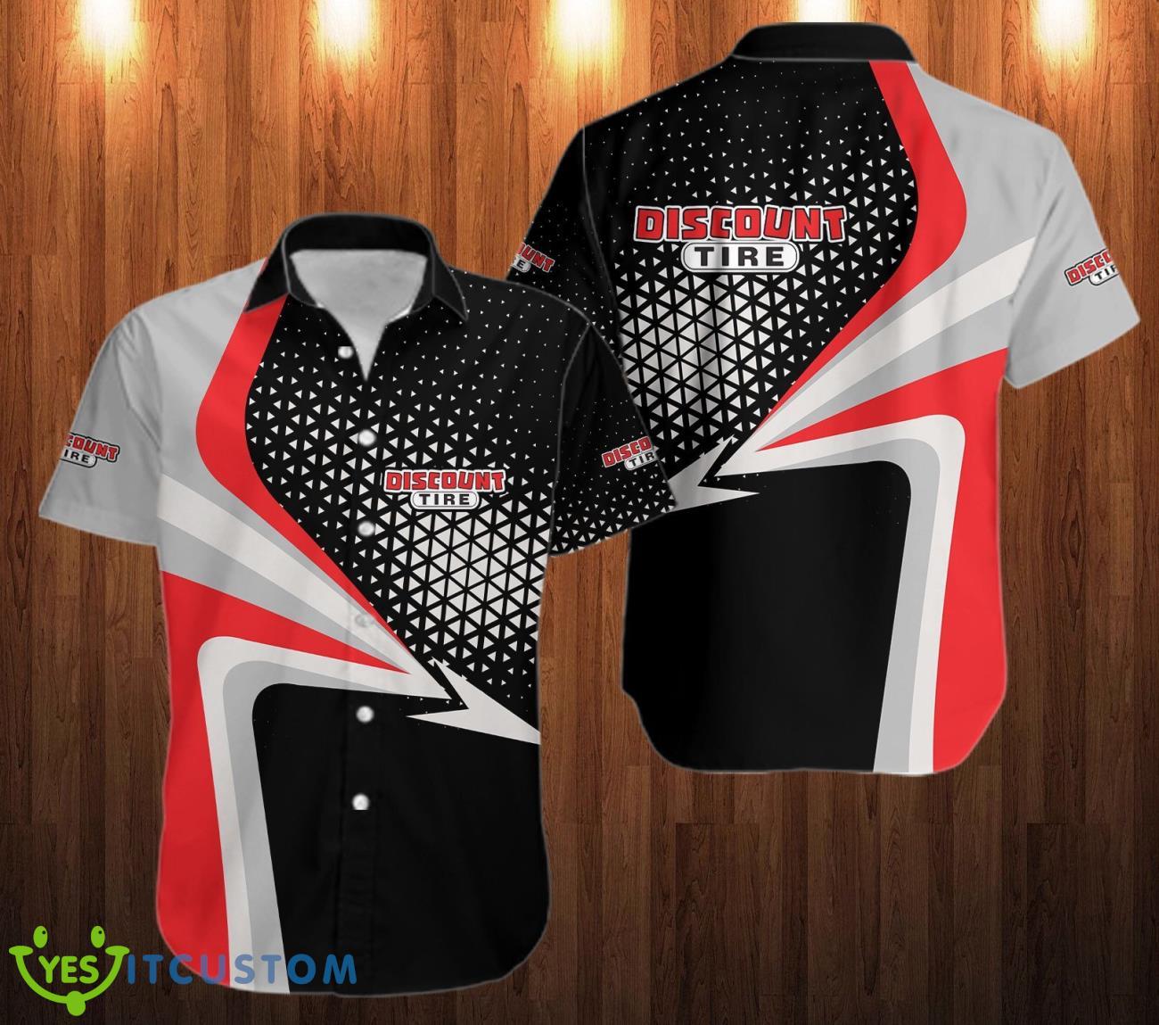 discount tire Button Shirt 3D Uniform Hawaiian Shirt 2 discount tire Button Shirt 3D Uniform Hawaiian Shirt Product Photo 1