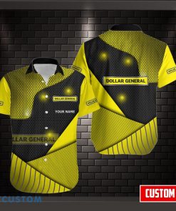 Dollar General Hawaiian Shirt Summer Gift Button Hawaii Shirt Custom Name Product Photo 1