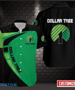 DOLLAR TREE Logo 3D Printing Hawaiian Shirt Personalized Name Product Photo 1
