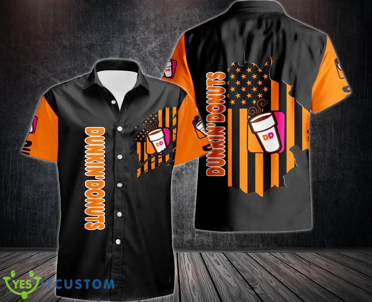 Dunkin’ Donuts Hawaii Shirt Work At Shirt For Men And Women 2 Dunkin’ Donuts Hawaii Shirt Work At Shirt For Men And Women Product Photo 1