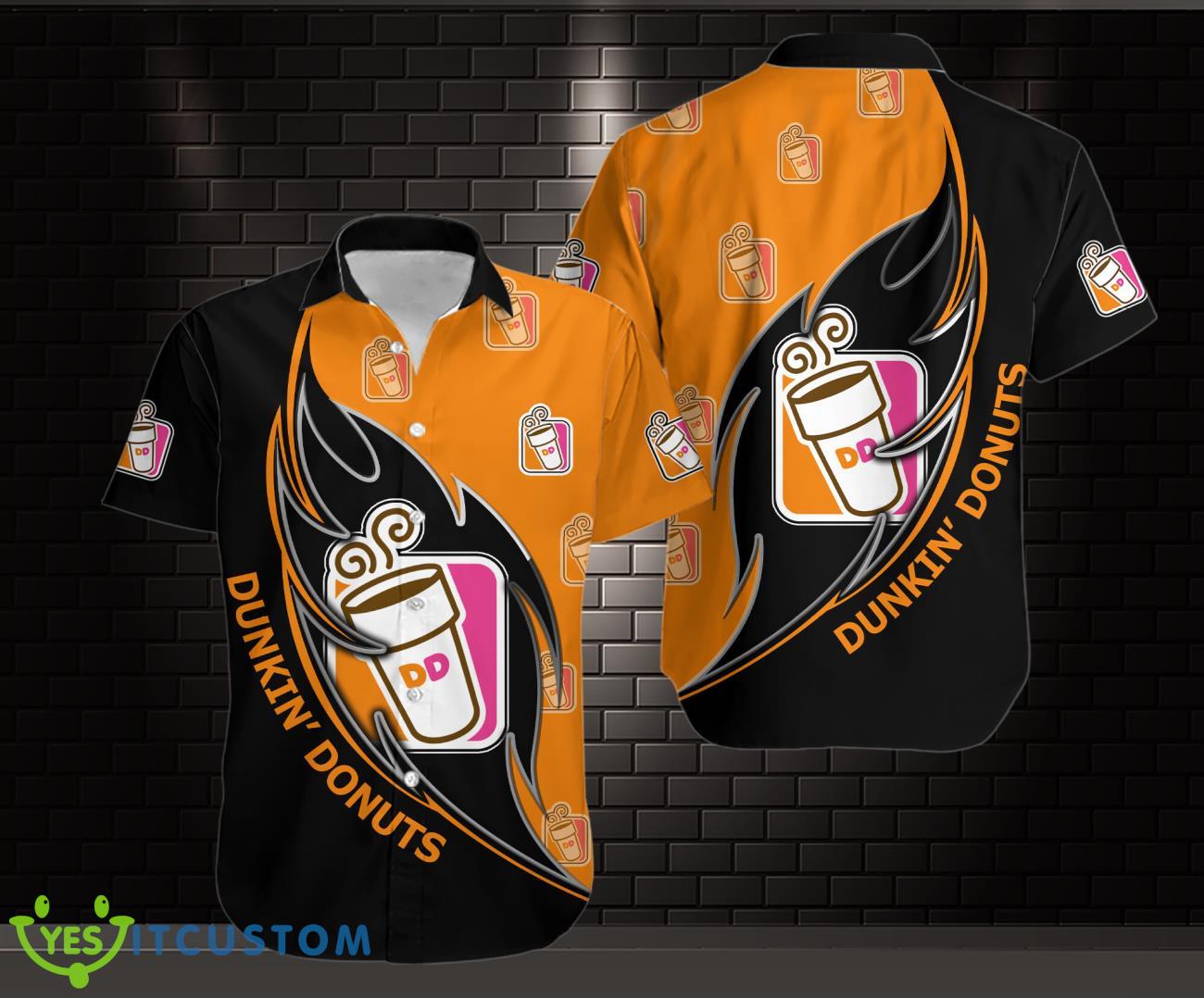 DUNKIN’ DONUTS Logo Hawaii Shirt New Designs Hawaiian Shirt 2 DUNKIN’ DONUTS Logo Hawaii Shirt New Designs Hawaiian Shirt Product Photo 1