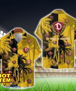 Dynamo Dresden Hawaii Shirt All Over Printed Logo And Coconut Pattern Hawaiian Shirt Product Photo 1