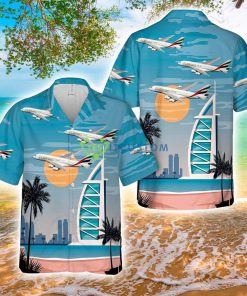 Emirates (airline) A380-800 AOP Hawaiian Shirt Product Photo 1