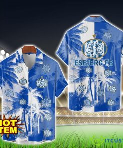 Esbjerg fB Hawaiian Shirt 3D Printing Beach Shirt For Men And Women Product Photo 1