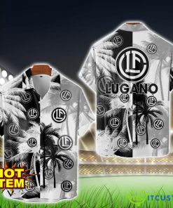 FC Lugano Hawaiian Shirt 3D Printing Beach Shirt For Men And Women Product Photo 1