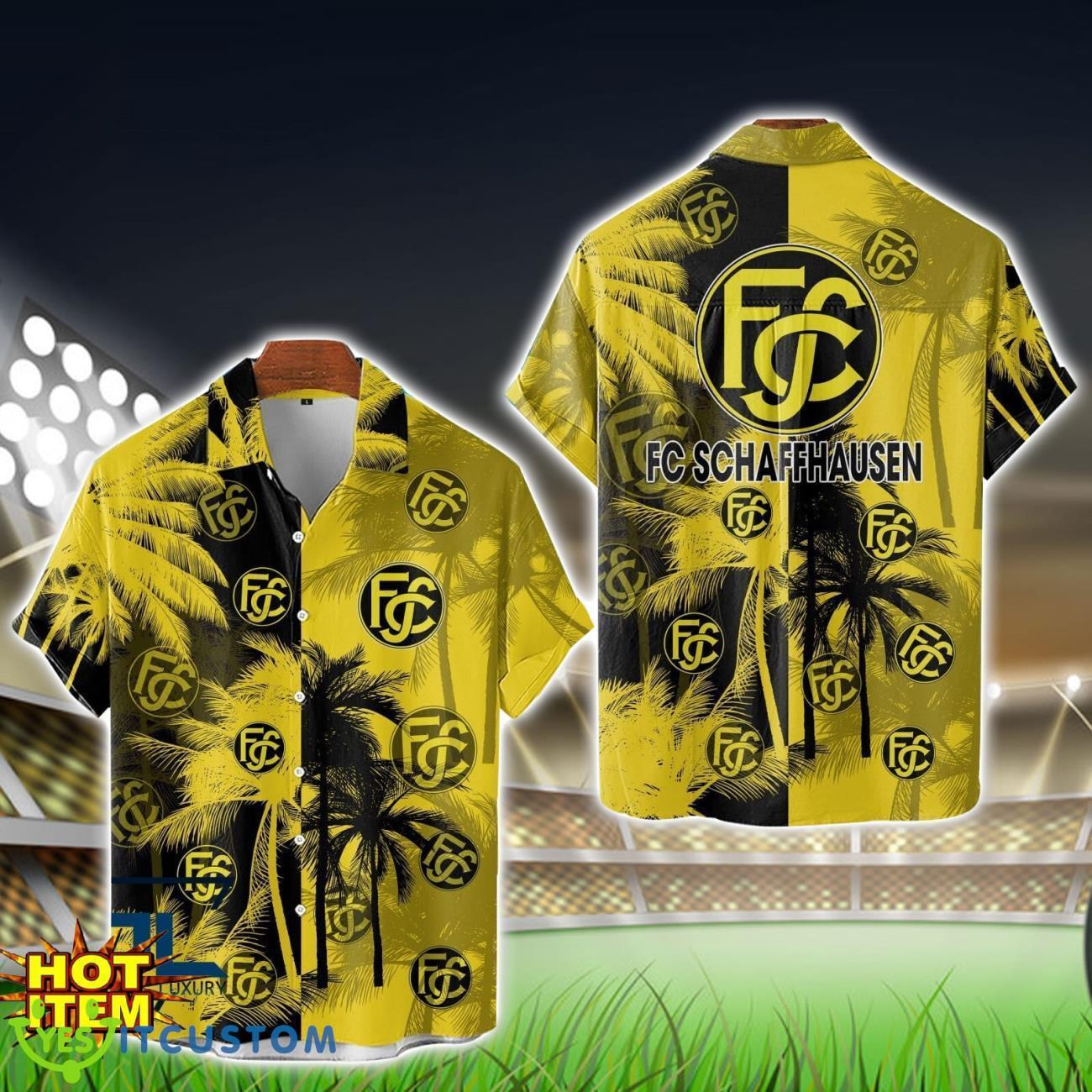 FC Schaffhausen Tropical 3D Hawaiian Shirt For Fans 2 FC Schaffhausen Tropical 3D Hawaiian Shirt For Fans Product Photo 1