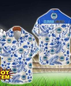 FC Slovan Liberec Tropical Hawaiian Shirt For Men And Women Product Photo 1