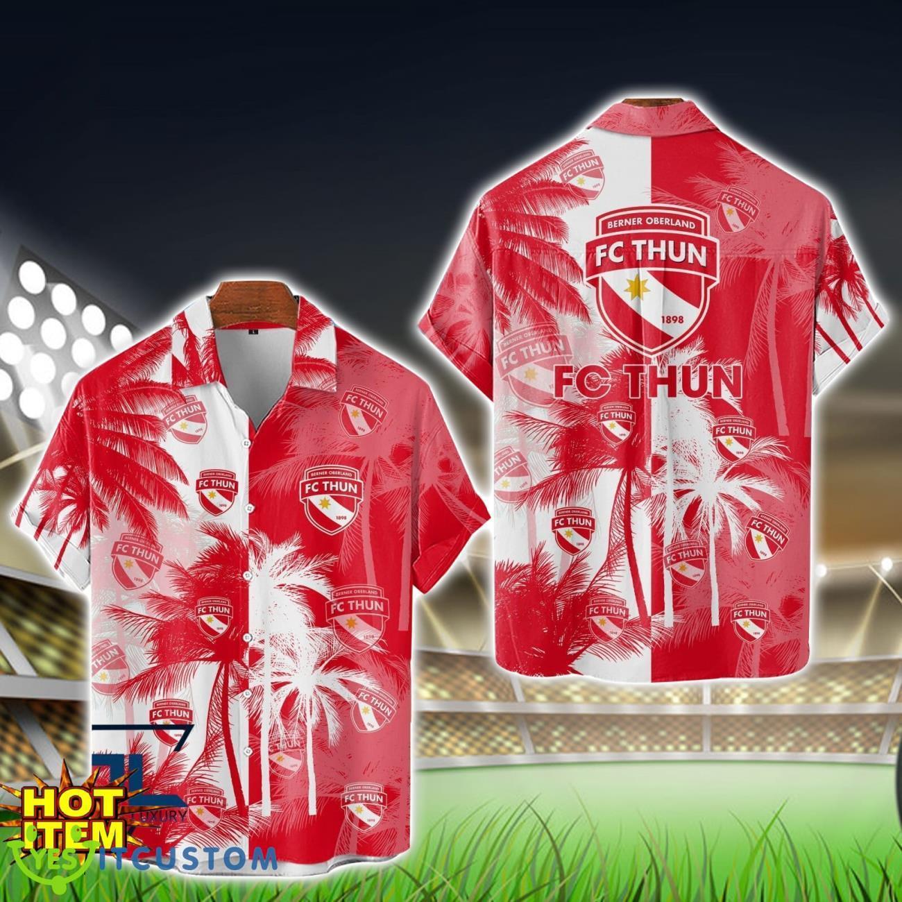 FC Thun Tropical 3D Hawaiian Shirt For Fans 2 FC Thun Tropical 3D Hawaiian Shirt For Fans Product Photo 1