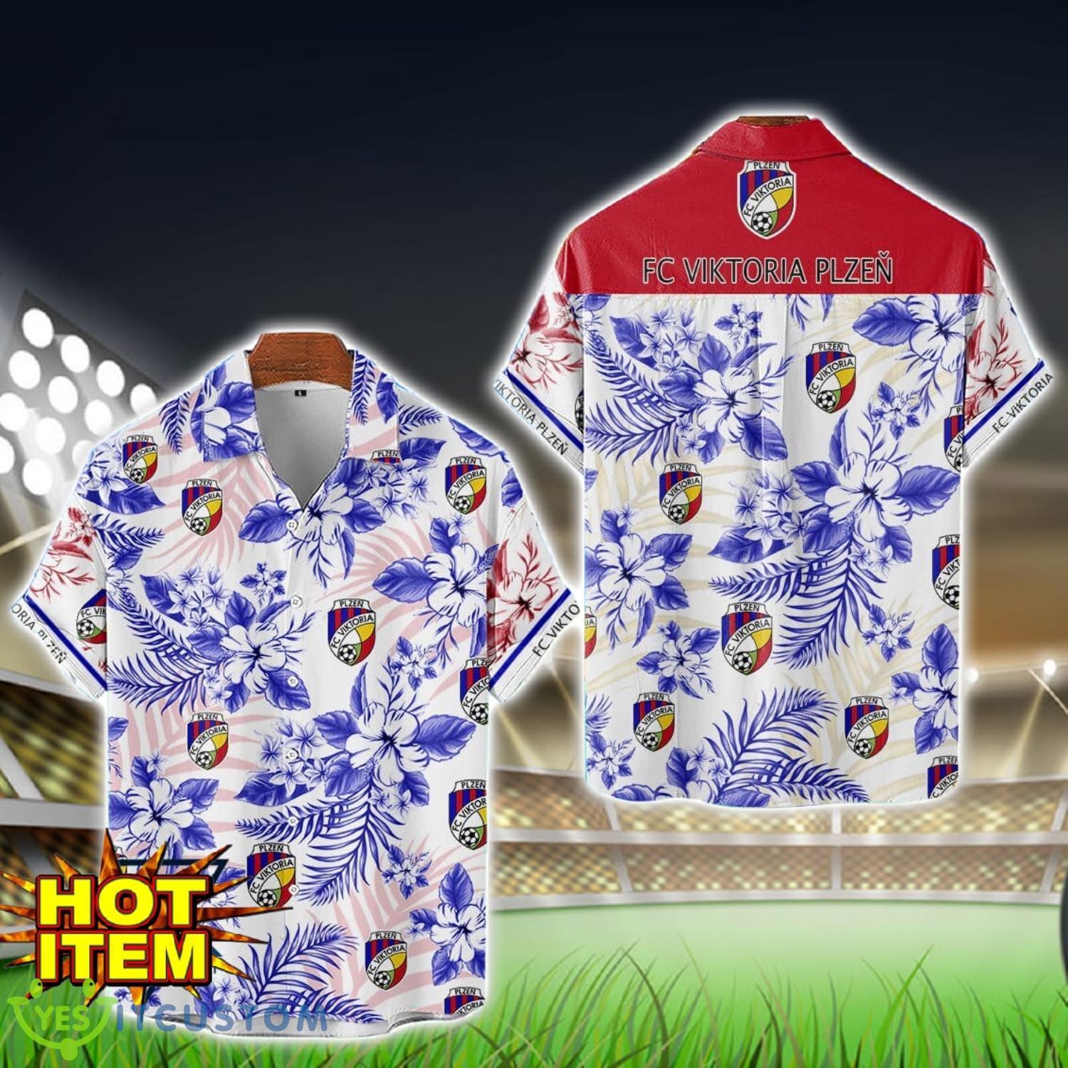 FC Viktoria Plzen Tropical Hawaiian Shirt For Men And Women 2 FC Viktoria Plzen Tropical Hawaiian Shirt For Men And Women Product Photo 1