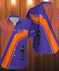 fedex 3D Hawaiian Shirt Logo and Striped Shirt Product Photo 1