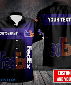 FEDEX 3D Printing Hawaii Shirt Button Shirt Custom Name Product Photo 1
