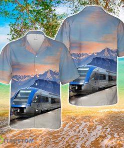 France SNCF Class X 73900 Diesel Multiple Unit Train Summer Hawaiian Shirt Product Photo 1