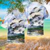 French Air and Space Force Rafale No 106 104-HG of Escadron de Chasse 330 Lorraine (Fighter Squadron 330 Lorraine) Hawaiian Shirt Beach Gift Product Photo 1