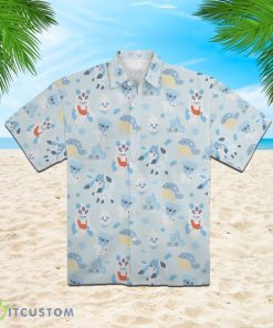 Glaceon Cubchoo Hawaiian Shirt Spheal Beach Hawaiian Shirt Froslass Summer Hawaii Shirt Product Photo 2