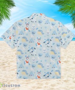 Glaceon Cubchoo Hawaiian Shirt Spheal Beach Hawaiian Shirt Froslass Summer Hawaii Shirt Product Photo 1