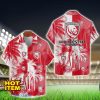 Gloucester Rugby Hawaii Shirt All Over Printed Logo And Coconut Pattern Hawaiian Shirt Product Photo 1