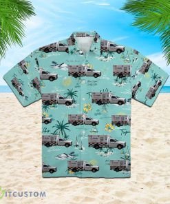 Grady Ems Atlanta Georgia Ambulance Tropical Style AOP Print Shirt Product Photo 2