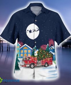 Haines City Florida Haines City Fire Department Christmas Hawaiian Shirt - Haines City Florida Haines City Fire Department Christmas Hawaiian Shirt_2