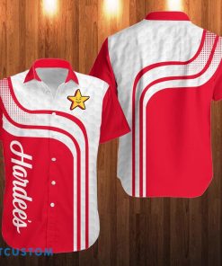 Hardee's Hawaiian Shirt 3D Printing Beach Shirt Product Photo 1