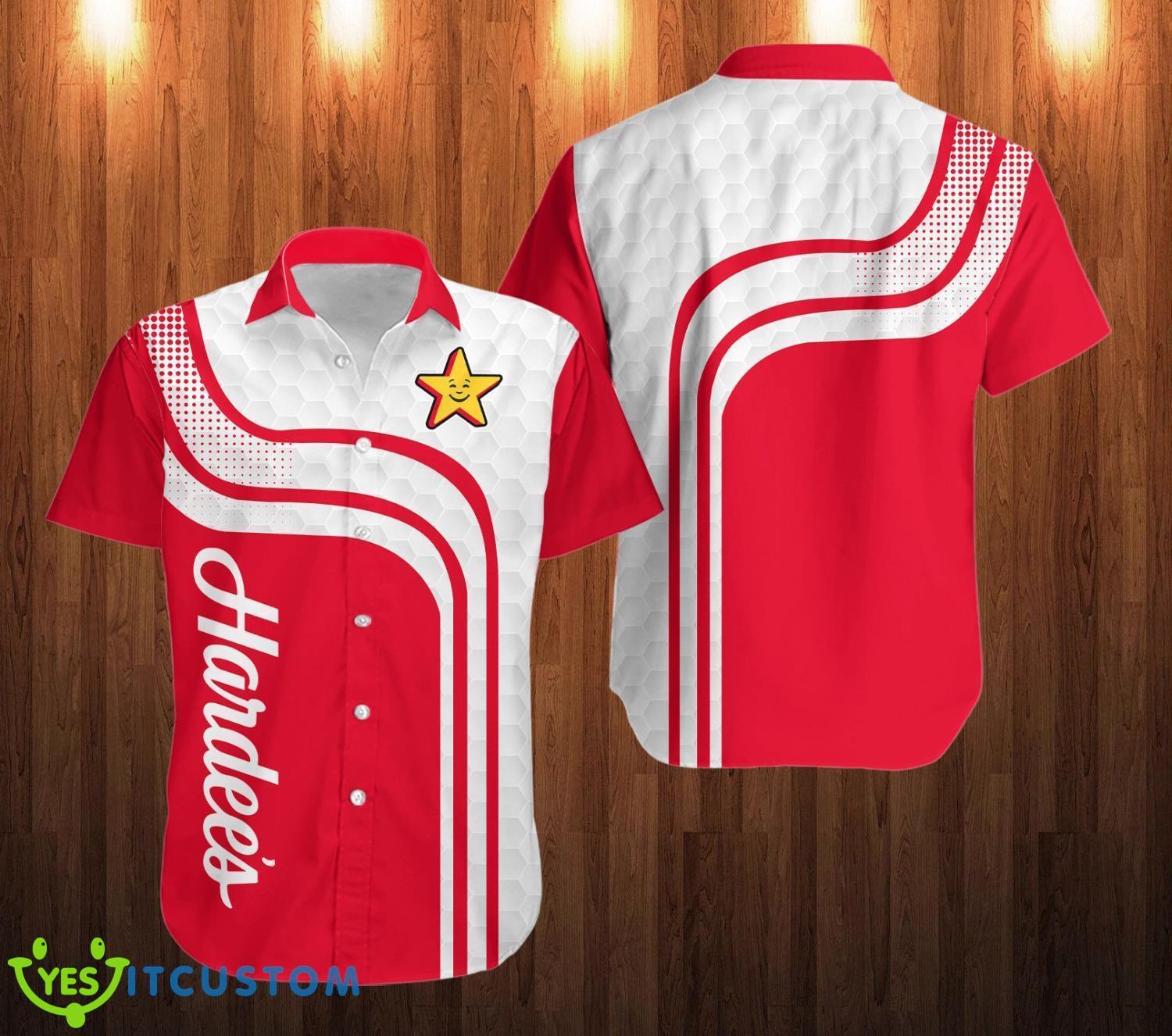 Hardee's Hawaiian Shirt 3D Printing Beach Shirt 2 hardees hawaiian shirt 3d printing beach shirt