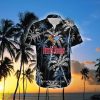 Harris Teeter Brand Coconut Tree Pattern Black 3D Hawaiian Shirt For Men And Women - Harris Teeter Hawaiian Shirt Black Coconut Tree _1
