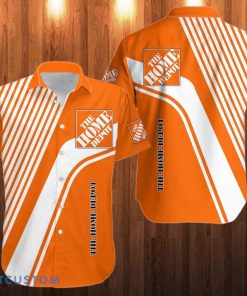home depot 3D Hawaiian Shirt Logo and Striped Shirt Product Photo 1