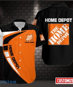 HOME DEPOT Logo 3D Printing Hawaiian Shirt Personalized Name Product Photo 1