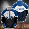 Hyundai 3D Hoodie, Zip Hoodie, 3D TShirt All Over Print Car For Fans Custom Name - Hyundai MA0799 Hoodie, Tee, Polo, SweatShirt_2