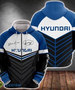 Hyundai 3D Hoodie, Zip Hoodie, 3D TShirt All Over Print Car For Fans Custom Name - Hyundai MA0799 Hoodie, Tee, Polo, SweatShirt_2
