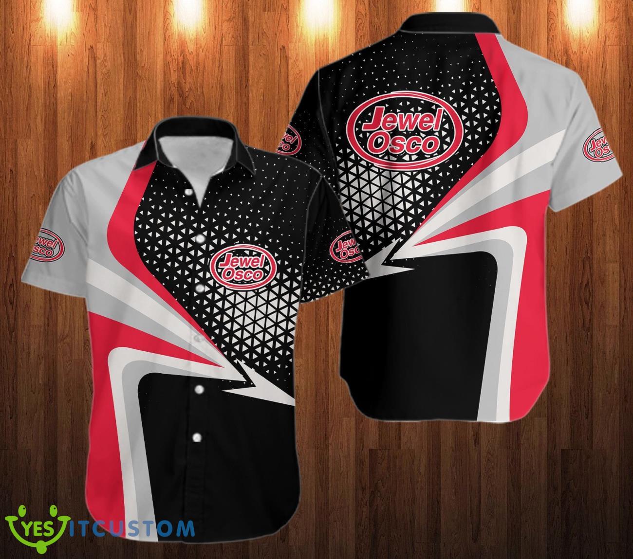 jewel-osco Button Shirt 3D Uniform Hawaiian Shirt 2 jewel-osco Button Shirt 3D Uniform Hawaiian Shirt Product Photo 1