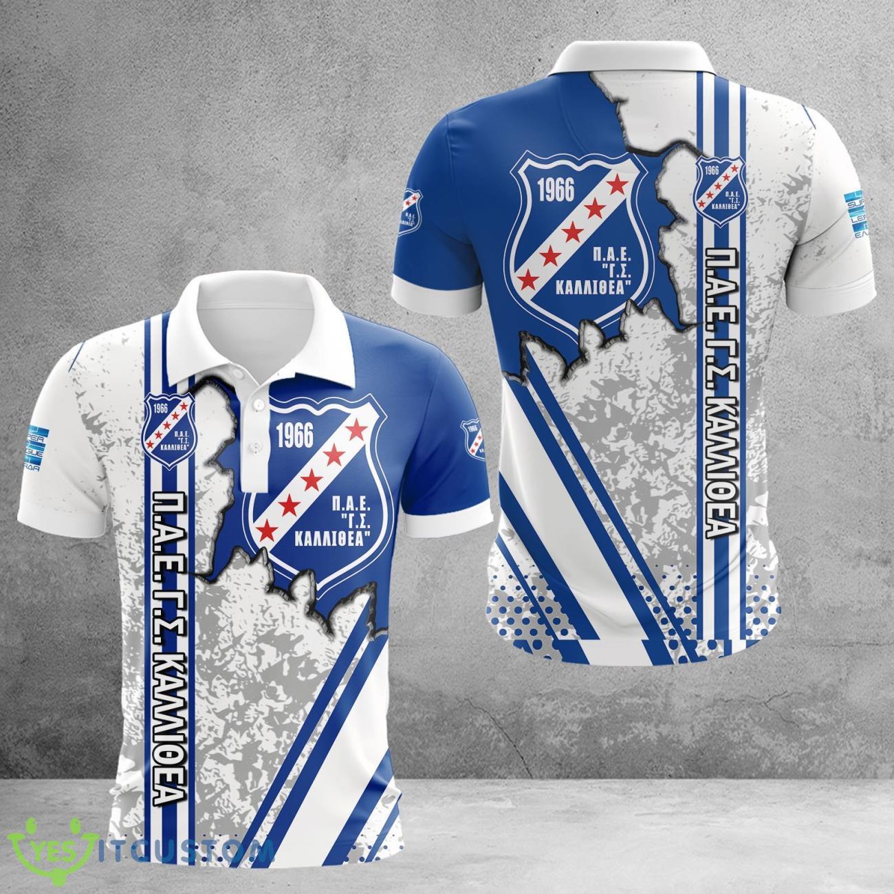 Kallithea F.C. Polo Shirt Gift For Golf Lover Sport Team Logo Polo Shirt 3 Kallithea F.C. Polo Shirt Gift For Golf Lover Sport Team Logo Polo Shirt Product Photo 1