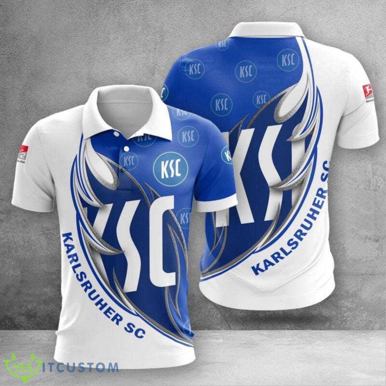 Karlsruher SC Team Logo 3D Polo Shirt All Printed 3 Karlsruher SC Team Logo 3D Polo Shirt All Printed Product Photo 1