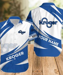 Kroger Hawaiian Shirt Button Beach Shirt Product Photo 1