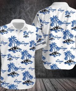 kroger Hawaiian Shirt Button Beach Shirt Coconut Hawaii Product Photo 1
